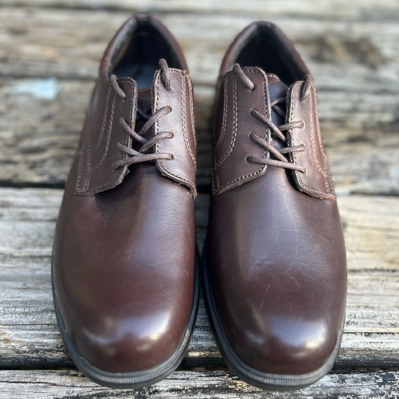 NWOB G.H BASS & Co Runway l Brown Leather Lace Up Oxford Dress Shoes Size 8.5 main image 10